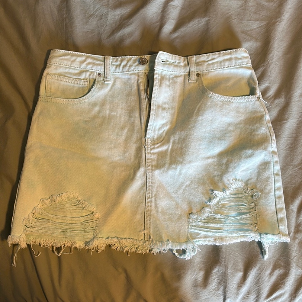 Forever 21 mint green mini skirt
